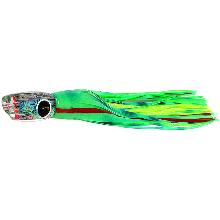 Load image into Gallery viewer, Black Bart Hot Breakfast Skirted Trolling Lure
