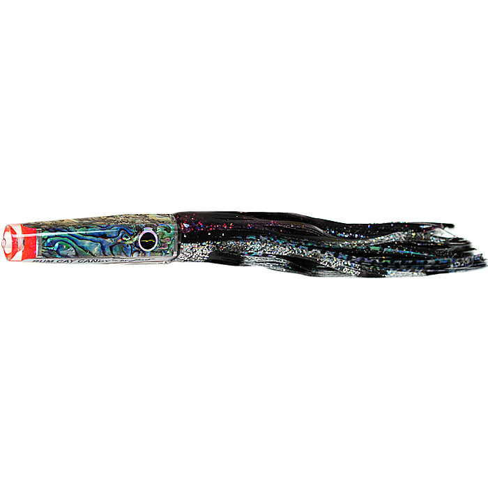 Load image into Gallery viewer, Black Bart Rum Cay Candy Skirted Trolling Lure-Lure - Skirted Trolling-Black Bart-Purple/Black Dot-Fishing Station
