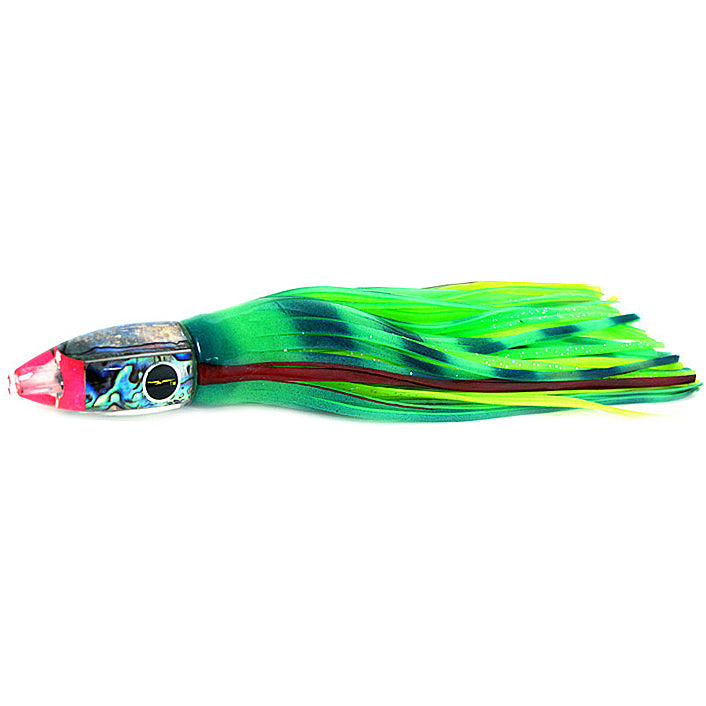 Load image into Gallery viewer, Black Bart Tuna XXX Skirted Trolling Lure-Lure - Skirted Trolling-Black Bart-GLO/GCD - Glow/Green Chartreuse-Fishing Station
