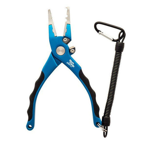 Load image into Gallery viewer, Black Magic Compact Fishing Pliers-Tools - Pliers-Black Magic-Blue-Fishing Station
