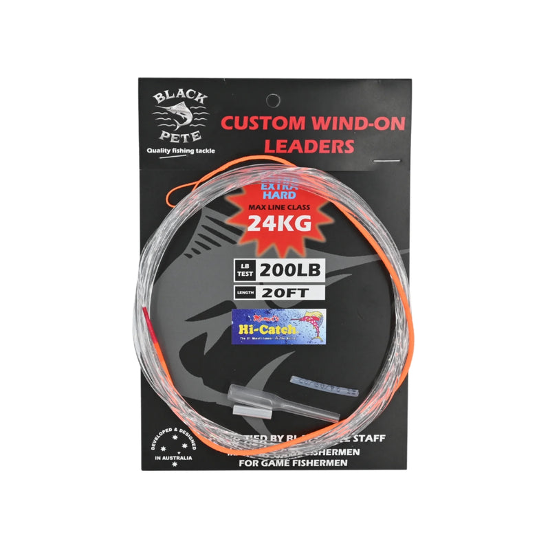 Load image into Gallery viewer, Black Pete Custom Wind-On Leader
