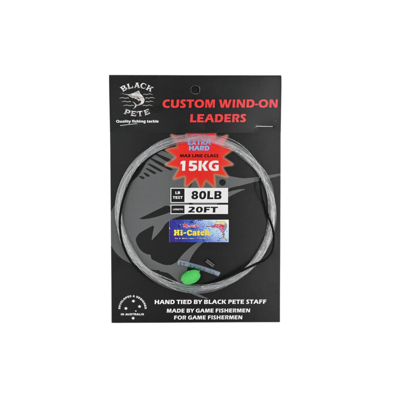 Load image into Gallery viewer, Black Pete Custom Wind-On Leader
