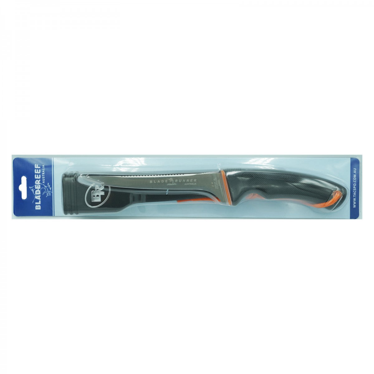 Blade Runner 16cm Orange Fillet Scaler Back Knife KBRSF16-Tools - Knives-Blade Runner-Fishing Station