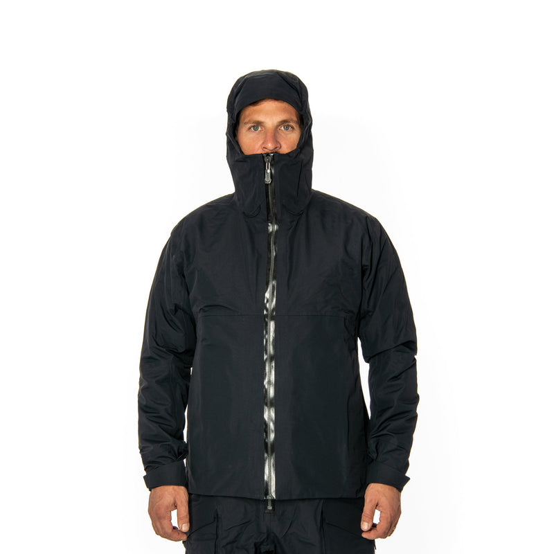 Load image into Gallery viewer, BUCK N’ BASS Reservoir Rain Shell Jacket-Jumpers &amp; Jackets-BUCK N’ BASS-Black-Small-Fishing Station

