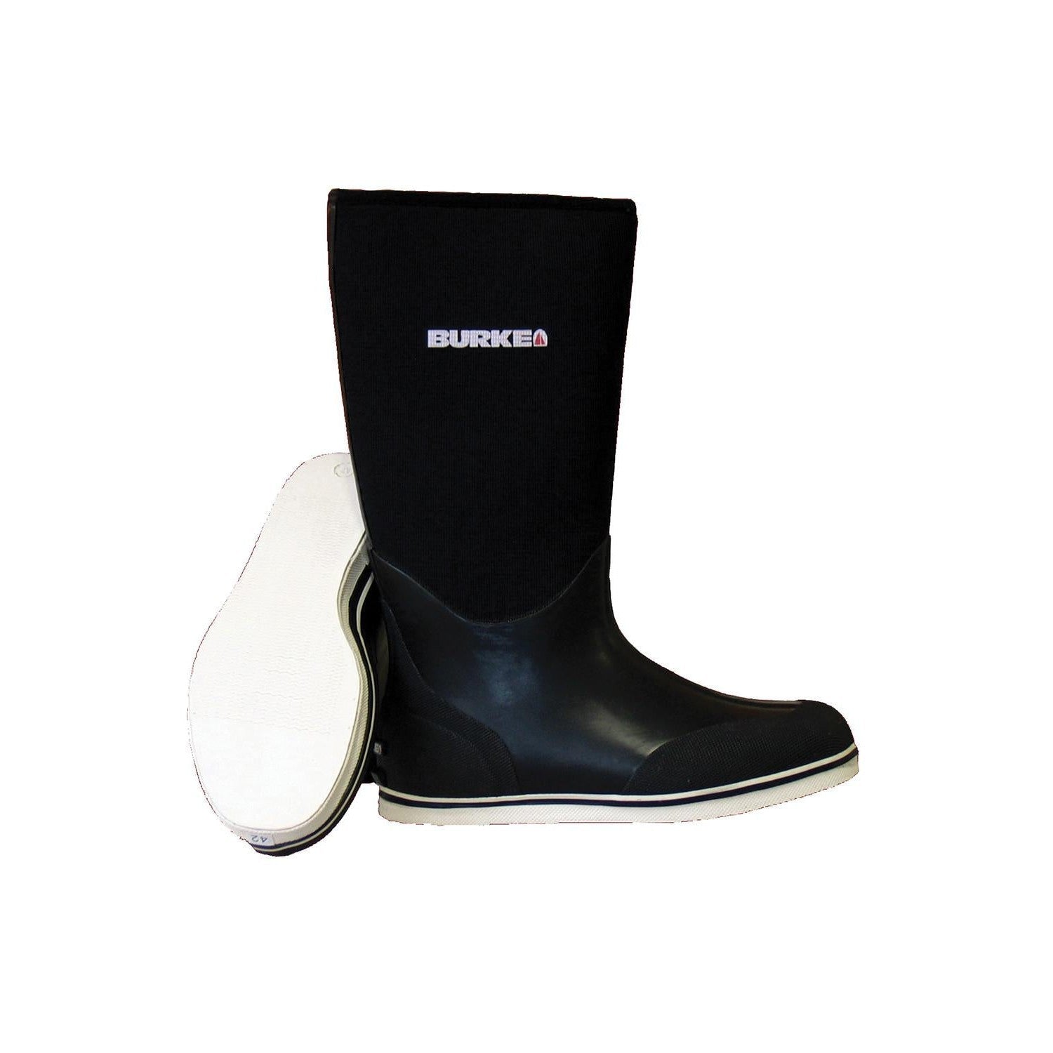 Burke Southerly Neoprene Sea Boot-Footwear-Burke-Mens Euro Size 39 (Full Black Colour)-Fishing Station