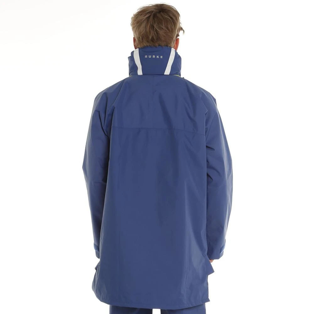 Burke Super Dry 3/4 Jacket - Blue White-Jumpers & Jackets-Burke-XS-Fishing Station