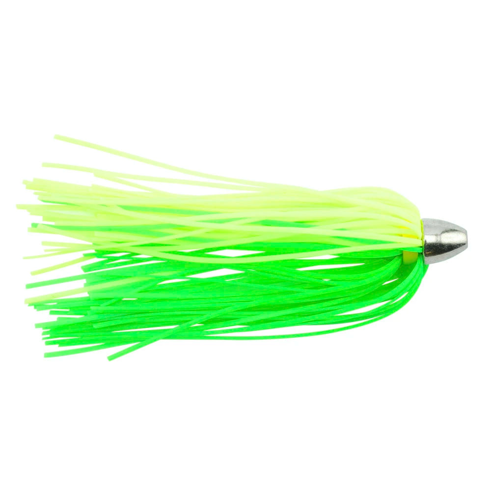 C&H Lures King Buster (3pk) Skirted Trolling Lure-Lure - Skirted Trolling-C&H Lures-Fluorescent Green/Chartreuse-Fishing Station