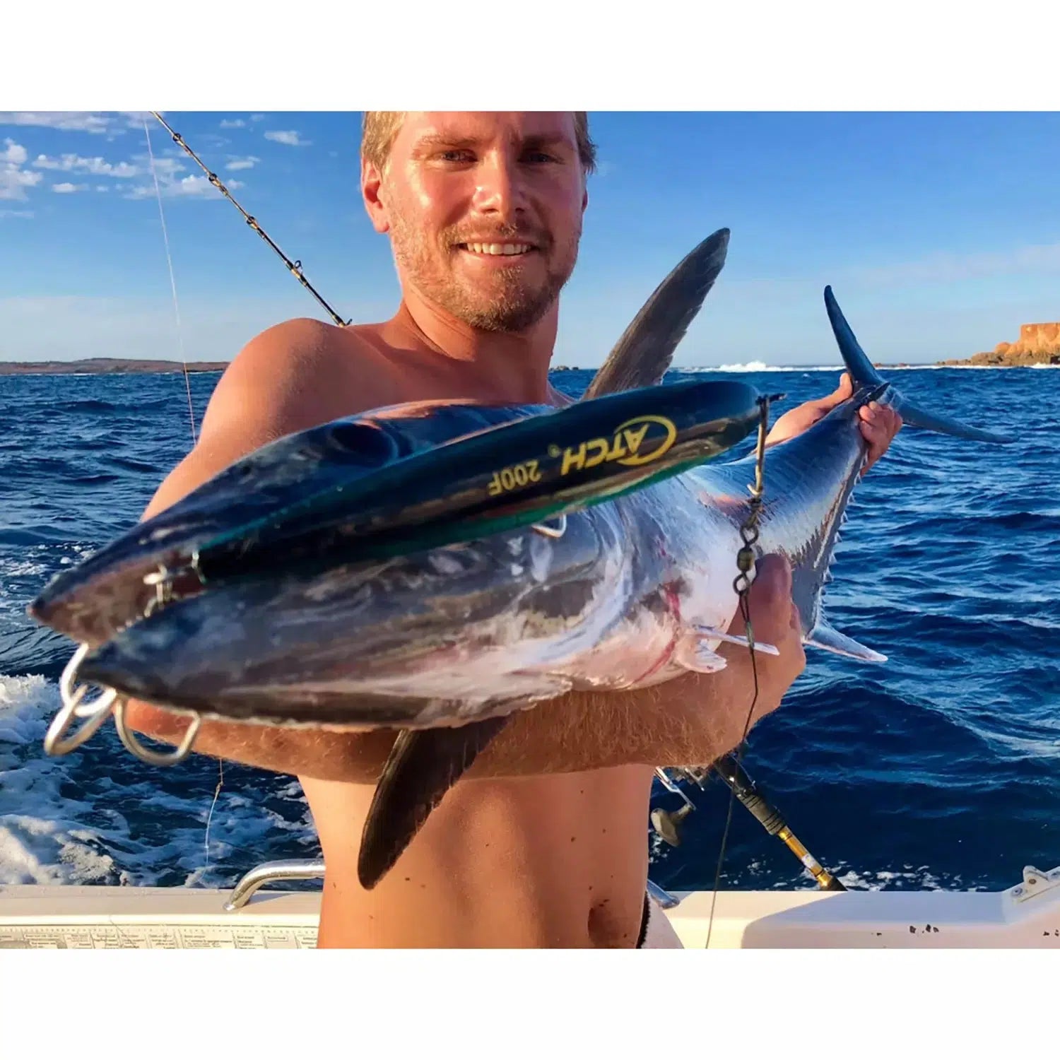 Catch Pro Series 5 Piece Topwater Xtreme Rod Fishing Station