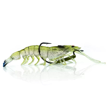 Chasebait Flick Prawn-Lure - Soft Plastic-Chasebaits-Banana Prawn-125mm-15g-Fishing Station