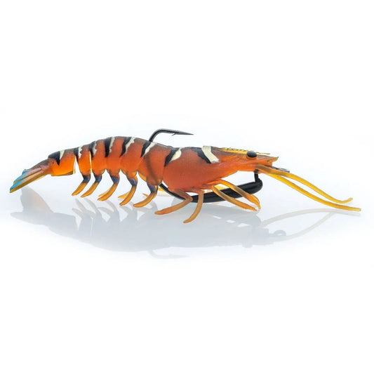 Chasebait Flick Prawn-Lure - Soft Plastic-Chasebaits-Green Prawn-95mm-4g-Fishing Station