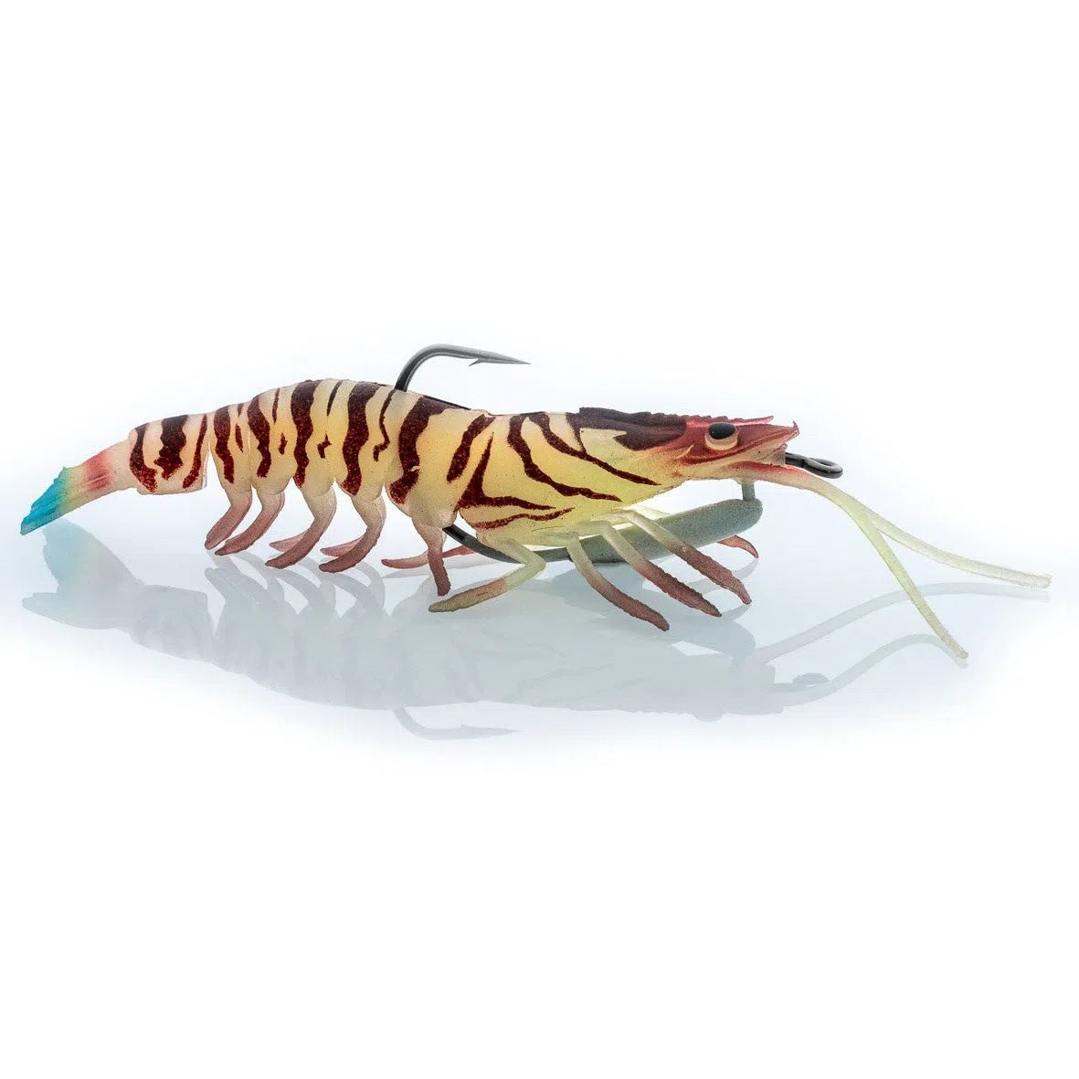 Chasebait Flick Prawn-Lure - Soft Plastic-Chasebaits-Tiger Prawn-95mm-4g-Fishing Station
