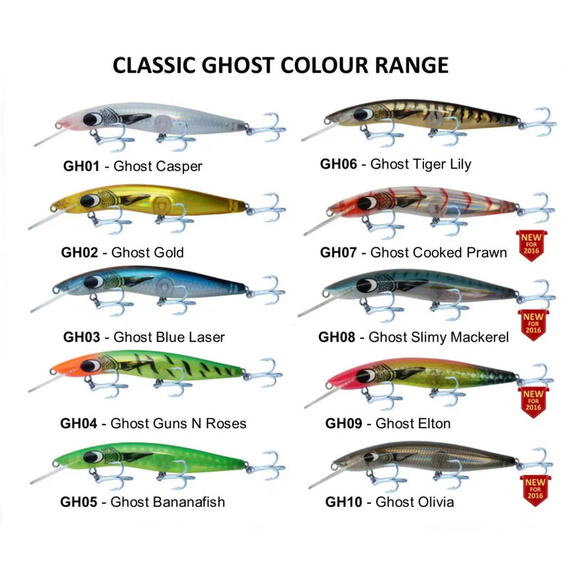 Load image into Gallery viewer, Classic Barra Ghost Series Hard Body Lure-Lure - Hardbody-Classic-Ghost Casper-120mm +3-Fishing Station
