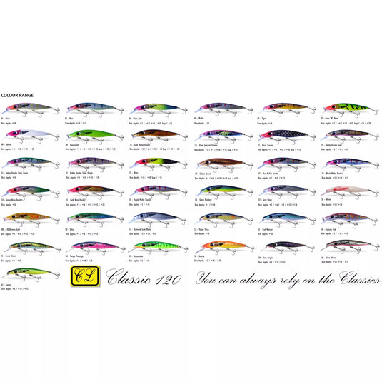 Classic Barra Hard Body Lure-Lure - Hardbody-Classic-120mm Suspend 10+-Mullet Gold Dazzler-Fishing Station