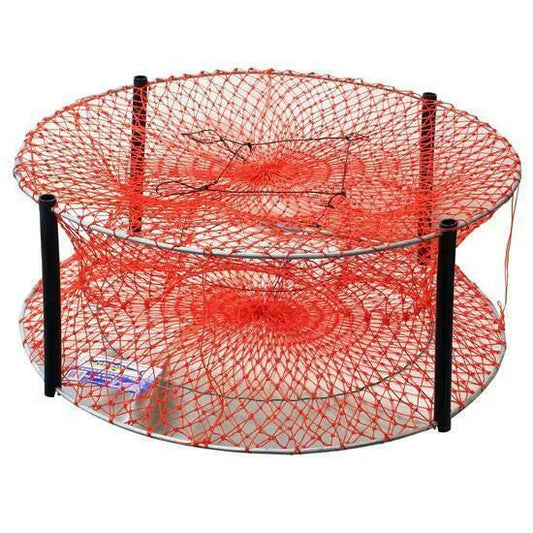 Crab Trap Round 24Ply 4-Entry-Crab & Lobster Equipment-Wilson-Orange-Fishing Station