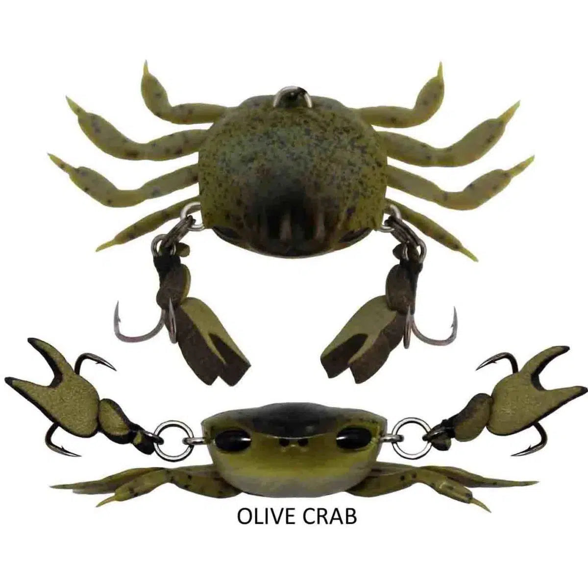 Cranka Crab Treble Hook Model Light 3.9g 50mm Lures-Lure - Hardbody-Cranka-Olive-Fishing Station