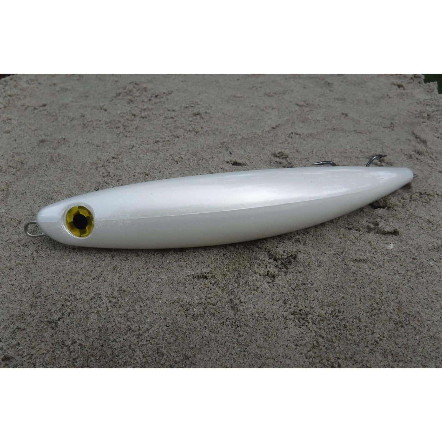 Crossfire 195mm Lure-Lure - Poppers, Stickbaits & Pencils-Crossfire Lures-Pearl White-Fishing Station