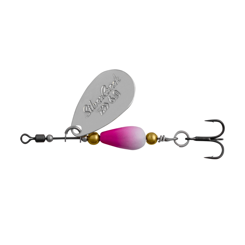 Load image into Gallery viewer, Daiwa Silvercreek Spinner-Lure - Spinnerbaits &amp; Spinners-Daiwa-6.0-White Peach-Fishing Station
