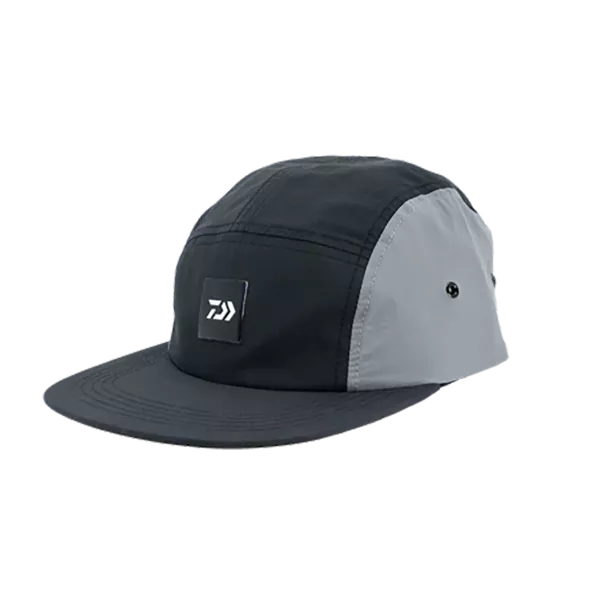Daiwa 5 Panel Hat-Hats & Headwear-Daiwa-Black/Gray-Fishing Station