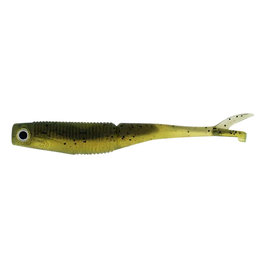 Daiwa Bait Junkie Flick-Lure - Soft Plastic-Daiwa-2.95"-Olive Oil