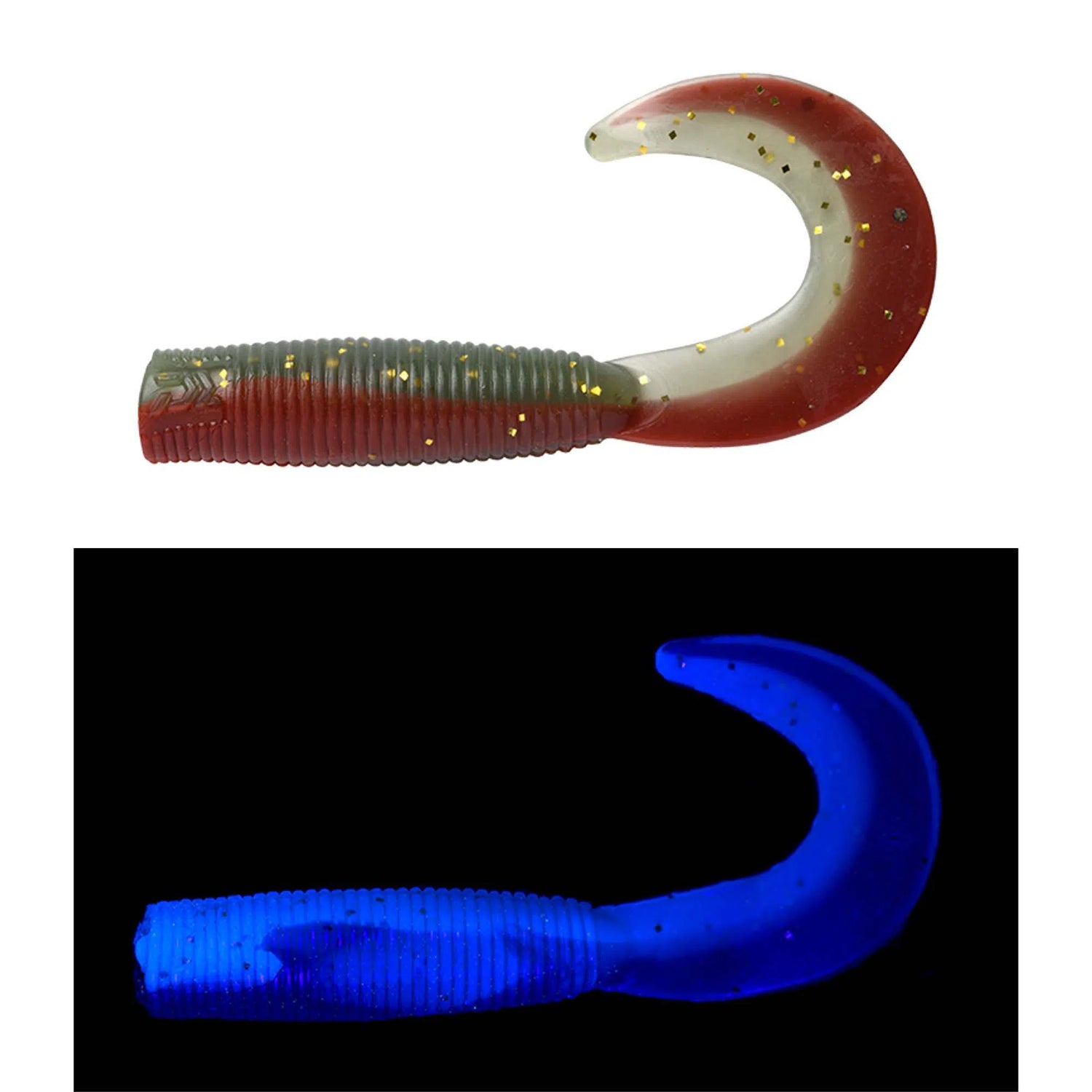 Daiwa Bait Junkie Grub-Lure - Soft Plastic-Daiwa-Camo UV #17-2.5”-Fishing Station