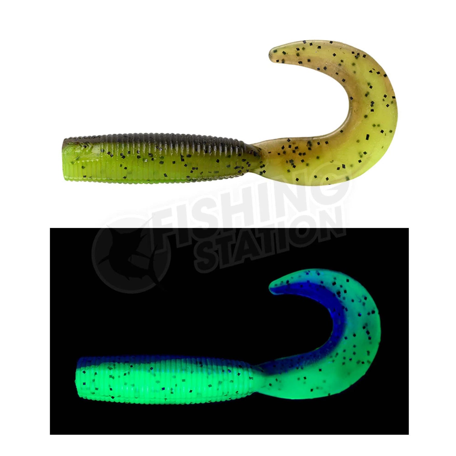 Daiwa Bait Junkie Grub-Lure - Soft Plastic-Daiwa-Motor Oil #1-2.5”-Fishing Station