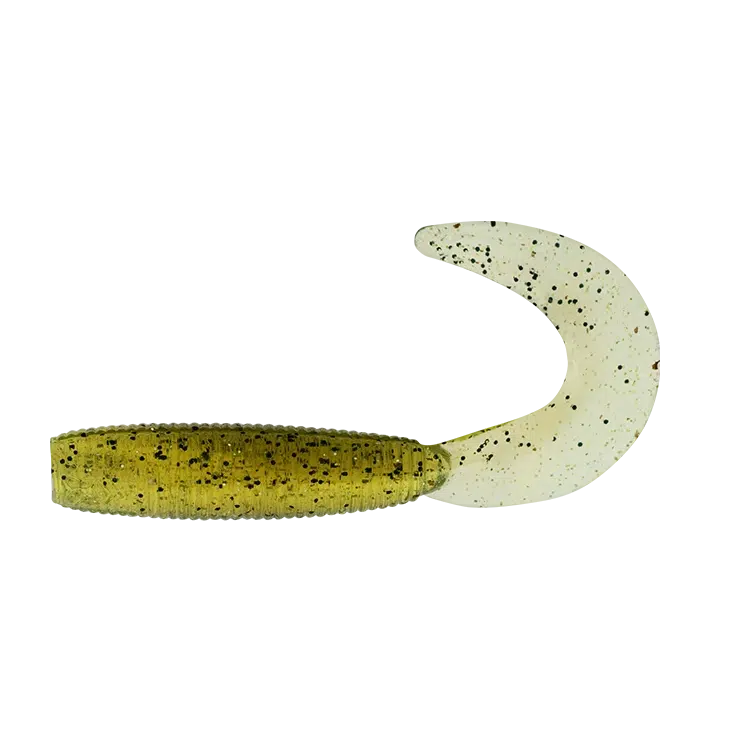 Daiwa Bait Junkie Grub-Lure - Soft Plastic-Daiwa-Lemongrass UV #51-2.5”-Fishing Station