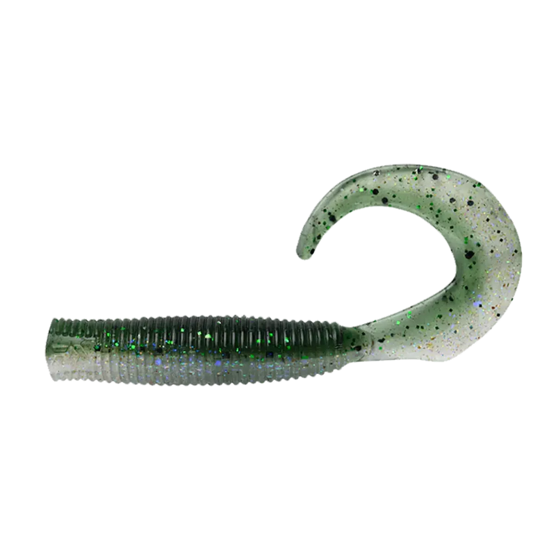 Load image into Gallery viewer, Daiwa Bait Junkie Grub-Lure - Soft Plastic-Daiwa-Motor Oil #1-2.5”-Fishing Station
