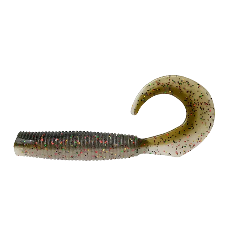 Daiwa Bait Junkie Grub-Lure - Soft Plastic-Daiwa-Motor Oil #1-2.5”-Fishing Station