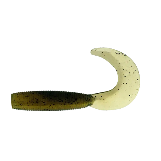 Daiwa Bait Junkie Grub-Lure - Soft Plastic-Daiwa-Olive Oil