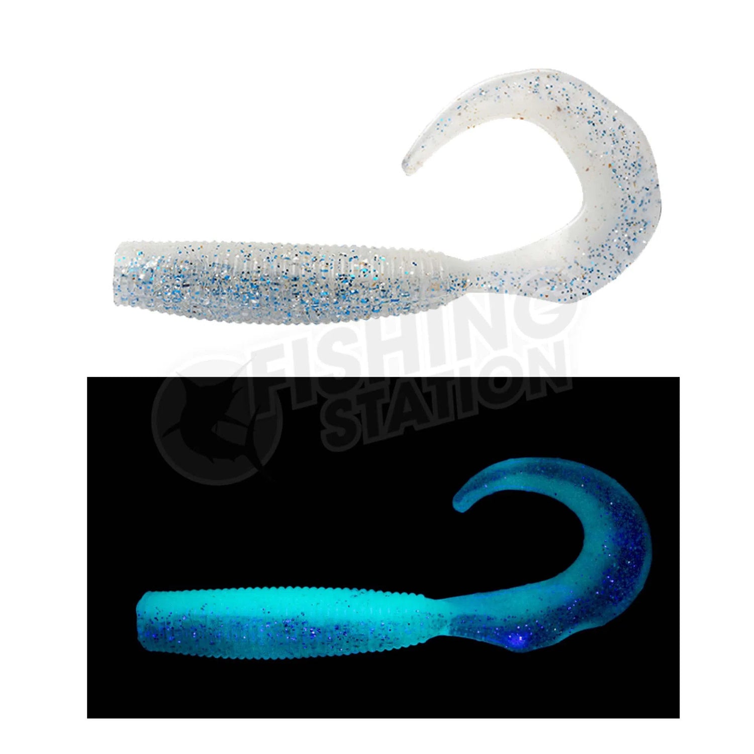 Daiwa Bait Junkie Grub-Lure - Soft Plastic-Daiwa-Motor Oil #1-2.5”-Fishing Station
