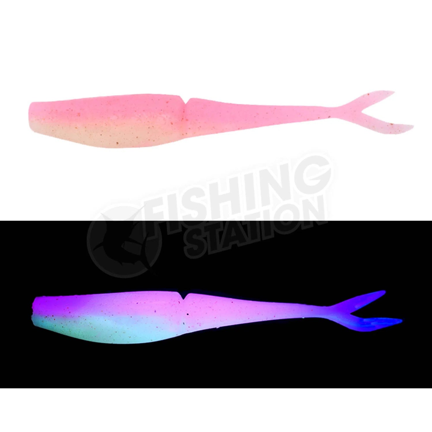 Daiwa Bait Junkie Jerkshad-Lure - Soft Plastic-Daiwa-Pilchard Glow #14-7”-Fishing Station