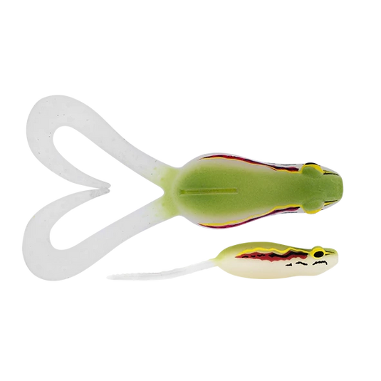 Daiwa Bait Junkie Kikker Curly Big-Lure - Soft Plastic-Daiwa-Amagaeru