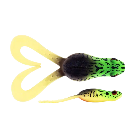 Daiwa Bait Junkie Kikker Curly Big-Lure - Soft Plastic-Daiwa-Mou 