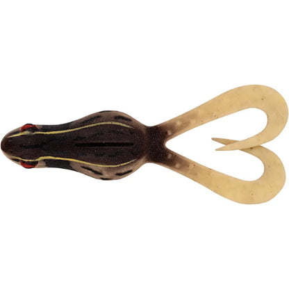 Daiwa Bait Junkie Kikker Curly Lure-Lure - Soft Plastic-Daiwa-Dark Amagaeru #49-Fishing Station