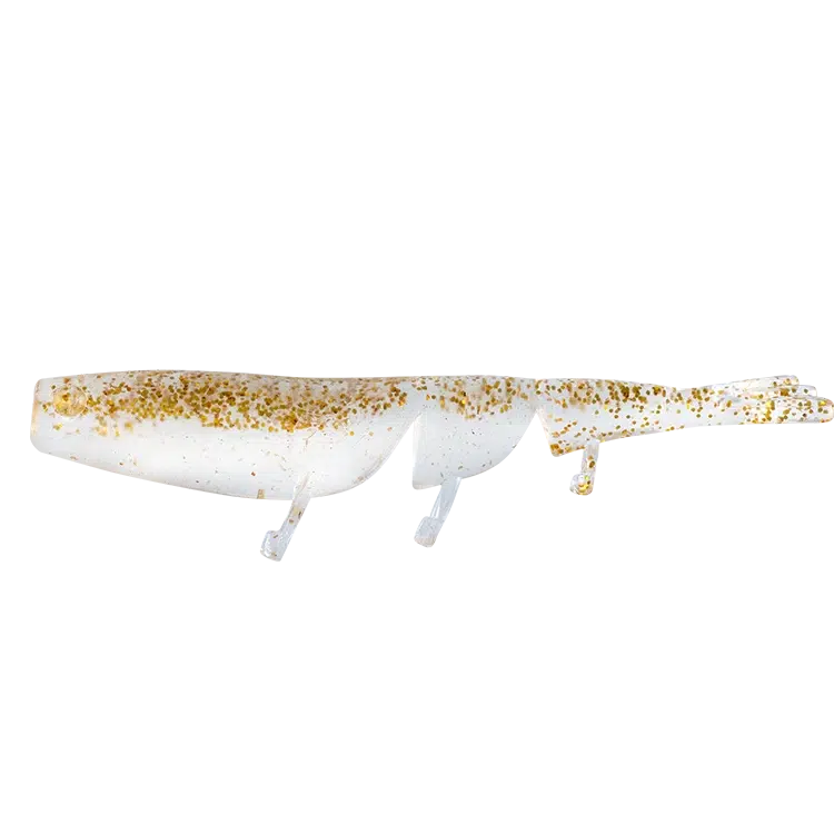 Load image into Gallery viewer, Daiwa Bait Junkie Prawn-Lure - Soft Plastic-Daiwa-3&quot;-Clear Gold #45-Fishing Station
