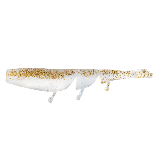 Daiwa Bait Junkie Prawn-Lure - Soft Plastic-Daiwa-3"-Clear Gold
