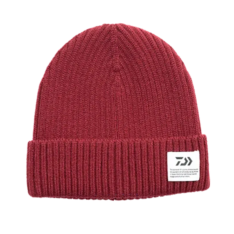 Daiwa Beanie-Hats & Headwear-Daiwa-Wine (Red)-Fishing Station