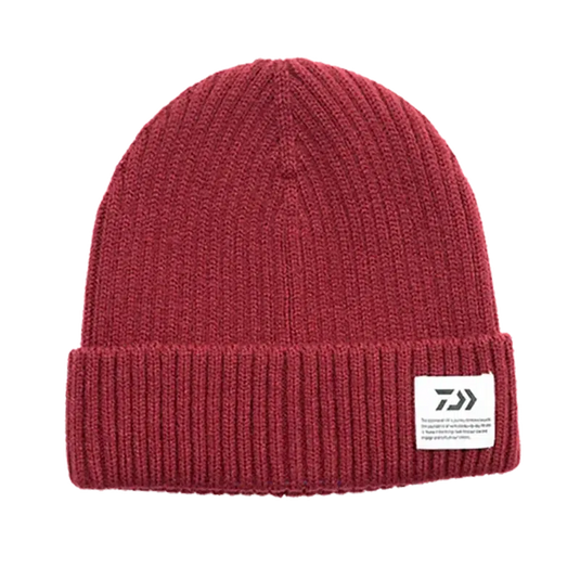 Daiwa Beanie-Hats & Headwear-Daiwa-Wine (Red)-Fishing Station