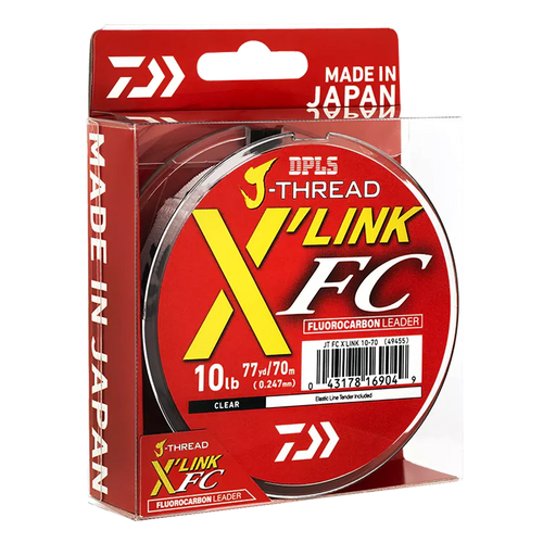 Daiwa J-Thread FC X-Link Fluorocarbon Leader-Line - Fluorocarbon Leader-Daiwa-20lb-50m-Fishing Station
