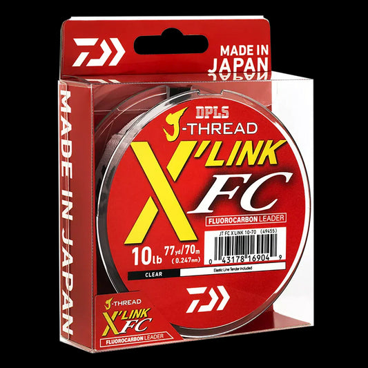 Daiwa J-Thread FC X-Link Fluorocarbon Leader-Line - Fluorocarbon Leader-Daiwa-20lb-50m-Fishing Station