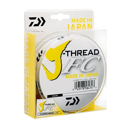 Daiwa J Thread Fluoro Leader-Line - Fluorocarbon-Daiwa-4lb (100m)-Fishing Station