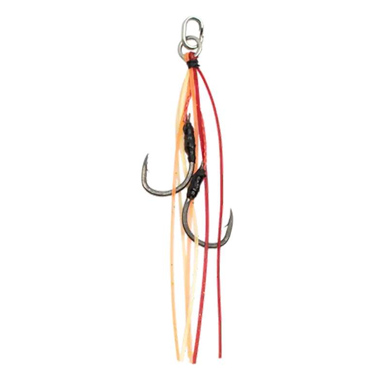 Load image into Gallery viewer, Daiwa Retrofit Assist Hooks-Hooks - Assist-Daiwa-Red Clear-#8-Fishing Station
