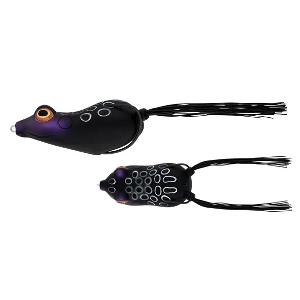 Daiwa Steez Bull Frog Lure-Lure - Soft Plastic-Daiwa-Black Poison-Fishing Station