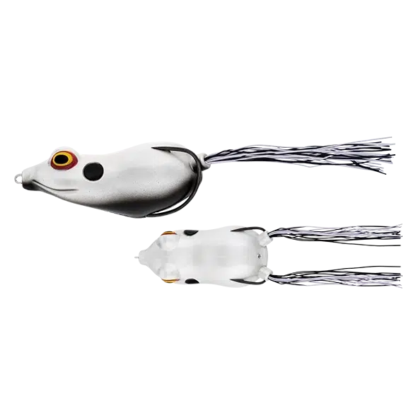 Daiwa Steez Bull Frog Bass Lure-Lure - Soft Plastic-Daiwa-White Black-Fishing Station