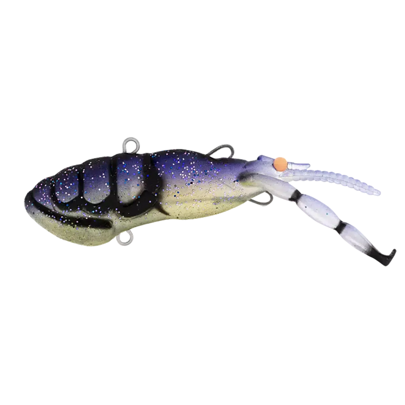 Load image into Gallery viewer, Daiwa Steez Soft Shell 90-SV Soft Vibe Lure-Lure - Blades &amp; Vibe-Daiwa-Glitter Shrimp-Fishing Station
