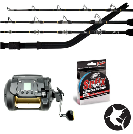 Daiwa Tanacom X Deep Drop Electric Reel Combo - Tanacom X 70HST / Tanacom 1200-Combo - Electric-Fishing Station-Fishing Station
