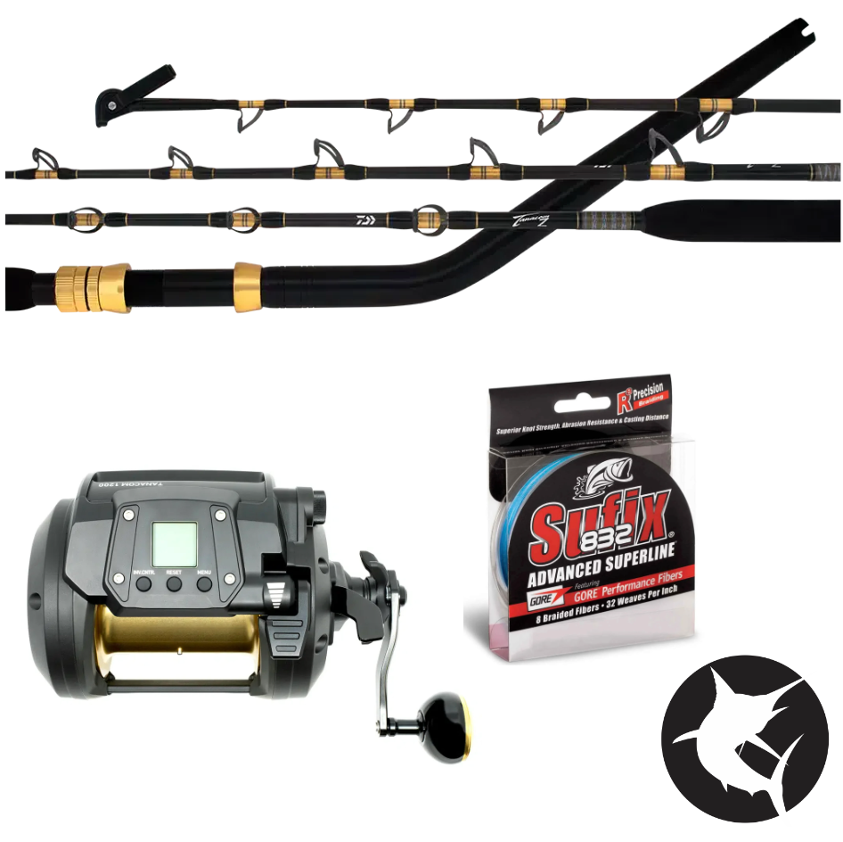 Daiwa Tanacom Z Deep Drop Electric Reel Combo - Tanacom Z 66XXHST / Tanacom 1200-Combo - Electric-Fishing Station-Fishing Station