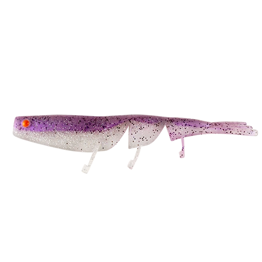 Daiwa Bait Junkie Prawn-Lure - Soft Plastic-Daiwa-5"-White Magic