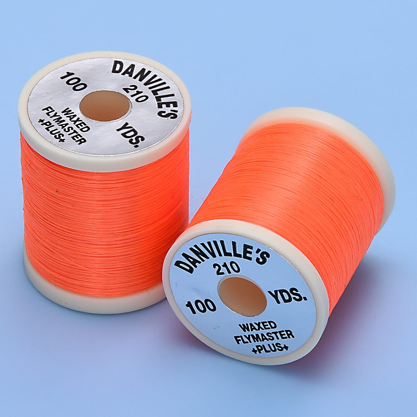 Danville Flymaster Plus 3/0 Waxed Thread (210 Denier)-Fly Fishing - Fly Tying Material-Danville's-FL Orange-Fishing Station