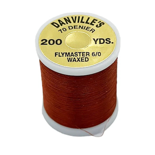 Danville Flymaster 6/0 Waxed Thread (70 Denier)-Fly Fishing - Fly Tying Material-Danville's-